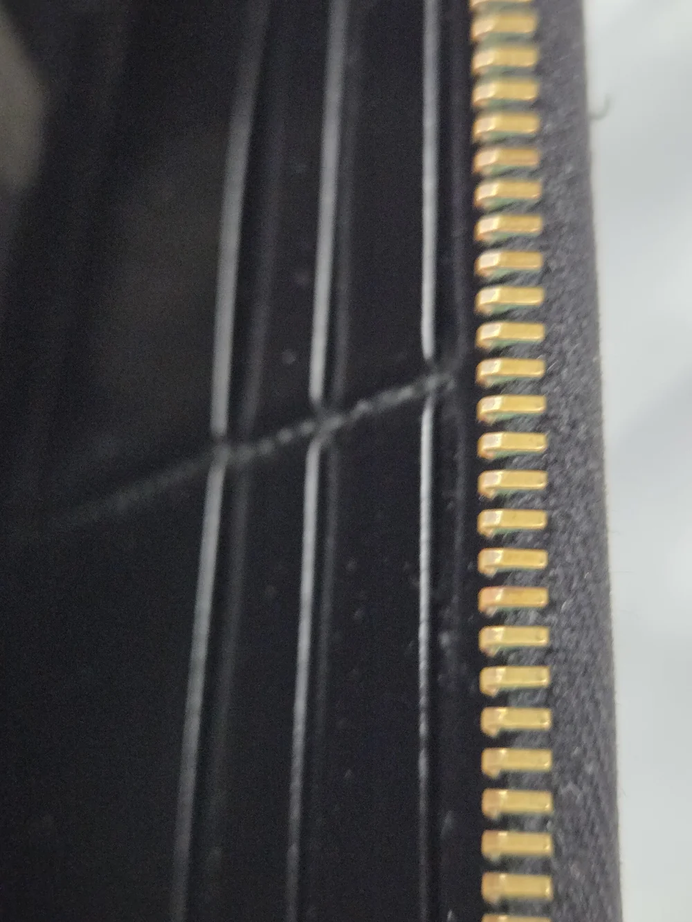 Gucci Black Signature GG Zip Around Wallet
